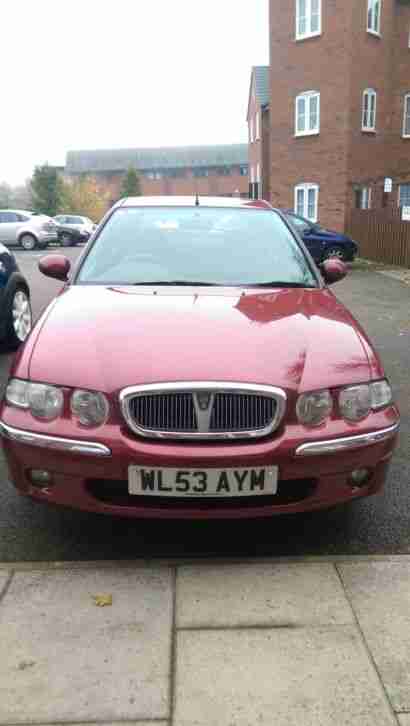 2003 ROVER 45 IMPRESSION S3 CVT RED ONLY