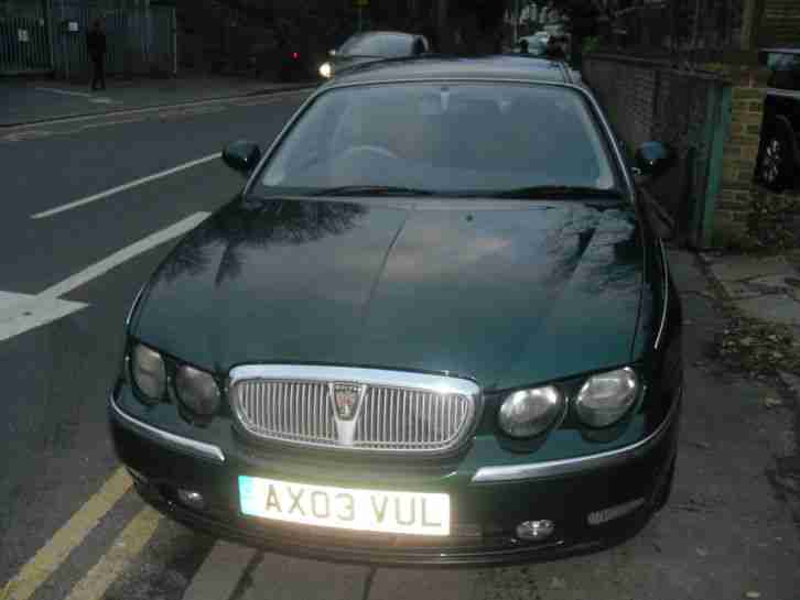 2003 ROVER 75 CLUB CDT SE GREEN 12 MONTHS MOT