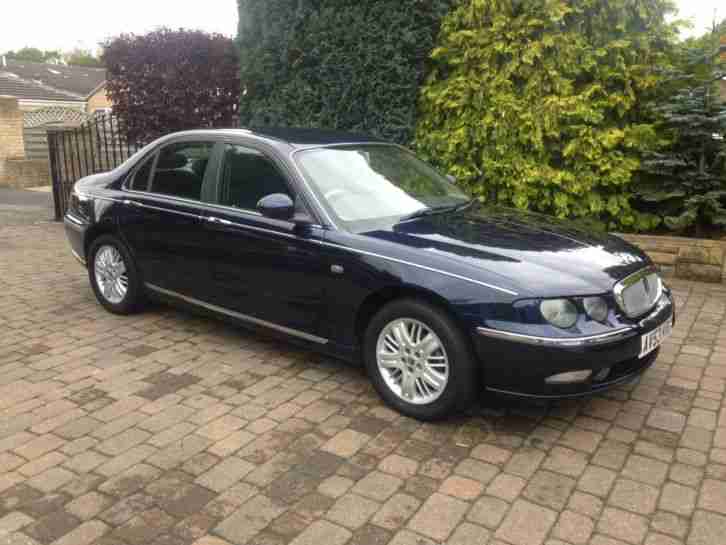 2003 ROVER 75 CLUB SE T BLUE,1 prev owner, only 65000miles, stunning throughout.