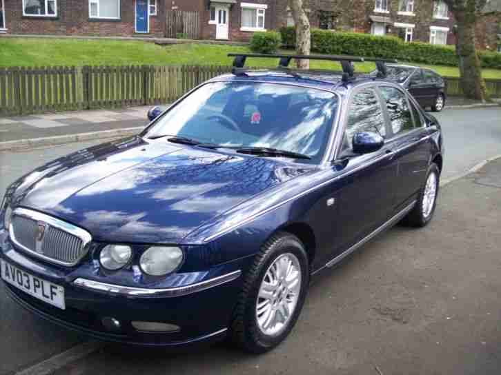 2003 ROVER 75 CLUB SE T BLUE 98K MILES MOT FEBUARY DRIVE AWAY PX