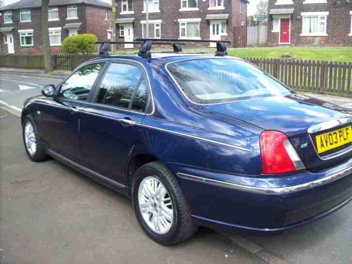 2003 ROVER 75 CLUB SE T BLUE 98K MILES MOT FEBUARY DRIVE AWAY PX