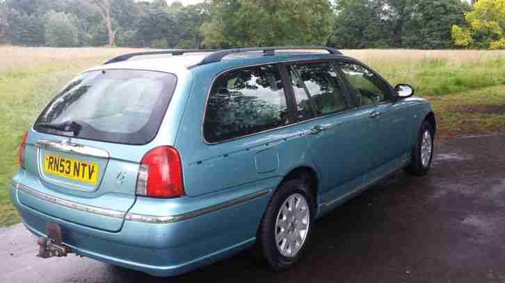 2003 ROVER 75 CLUB SE TOURER BLUE LPG FITTED