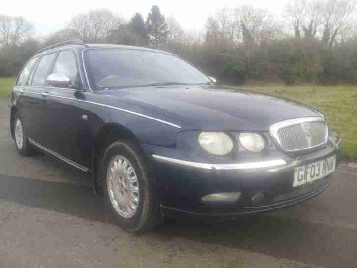 2003 ROVER 75 CONNOISSEUR CDT TOURER 9 MONTHS MOT 1 OWNER FROM NEW TOW BAR