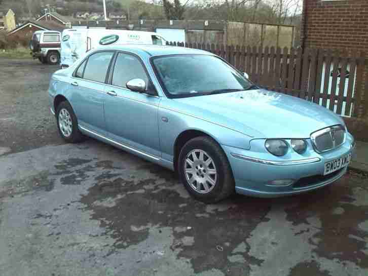 2003 ROVER 75 CONNOISSEUR TURBO AUTO BLUE **spares or repairs**
