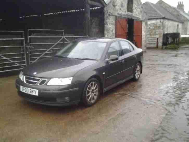 2003 SAAB 9 3 ARC 150 BHP GREEN 4dr saloon, only 46000 miles, leather interior