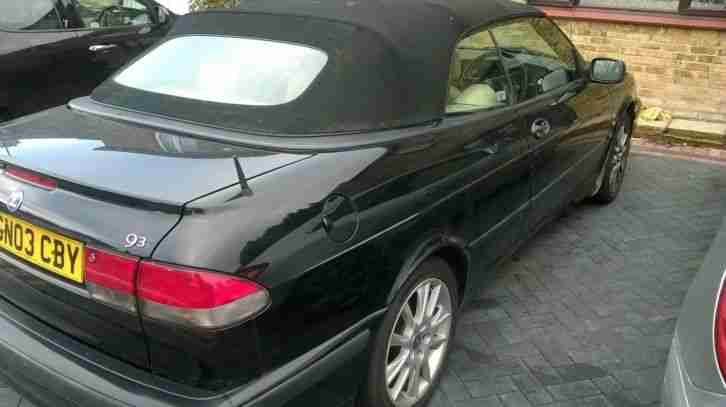 2003 SAAB 9-3 SE TURBO AUTO BLACK