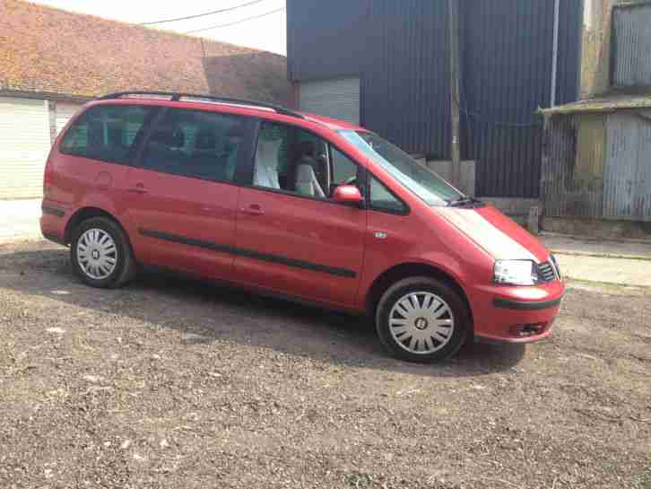 2003 SEAT ALHAMBRA TDI S RED