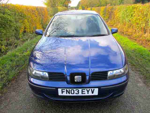 2003 SEAT LEON 1.6 S 5 DOOR BLUE