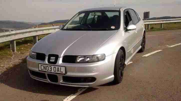 2003 SEAT LEON CUPRA 1.8 20v TURBO STAGE 1 REMAP ( 220bhp ) DVD SYSTEM