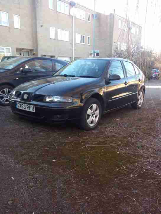 2003 SEAT LEON SX BLACK