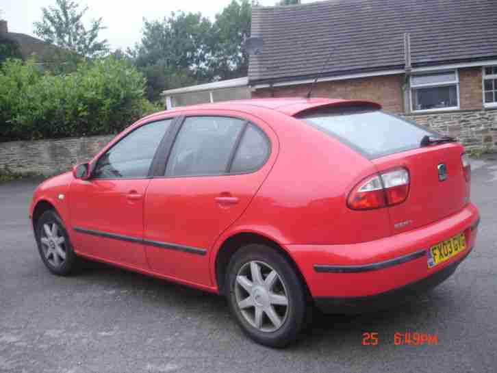 2003 SEAT LEON TDI TURBO DIESEL S RED