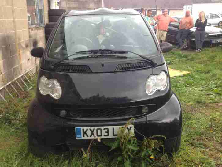 2003 SMART CITY BRABUS AUTO BLACK SPARES REPAIRS DAMAGED