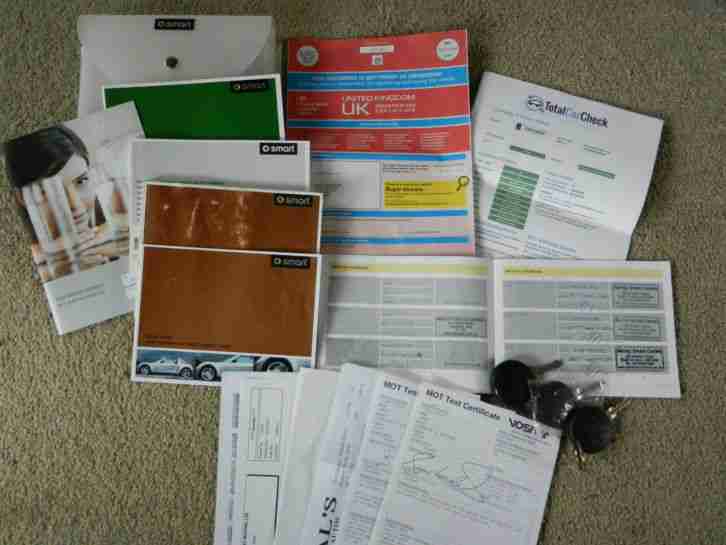 2003 SMART ROADSTER TURBO 80 AUTO(RHD) BLACK FSH VGC NEW MOT & SERVICE