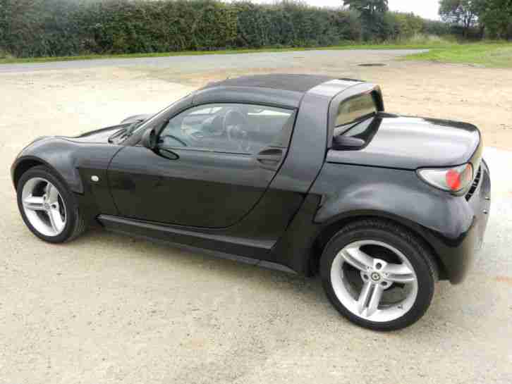 2003 SMART ROADSTER TURBO 80 AUTO(RHD) BLACK FSH VGC NEW MOT & SERVICE