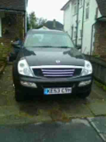 2003 SSANGYONG REXTON RX 290SE5 TDI AUTO BLACK