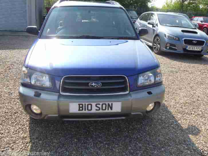 2003 SUBARU FORESTER X ALL WEATHER BLUE GREAT CONDITION NO RESERVE