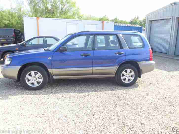2003 SUBARU FORESTER X ALL WEATHER BLUE GREAT CONDITION NO RESERVE