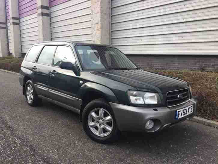 2003 SUBARU FORESTER X ALL WEATHER GREEN GREY BIG SUN ROOF NO RESERVE