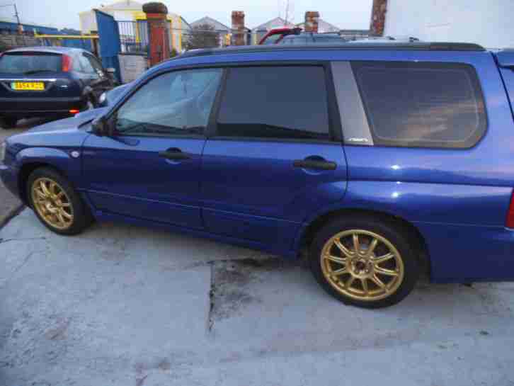 2003 SUBARU FORESTER XT TURBO AUTO BLUE