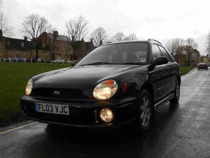 2003 IMPREZA ESTATE AWD 4WD BLACK NON