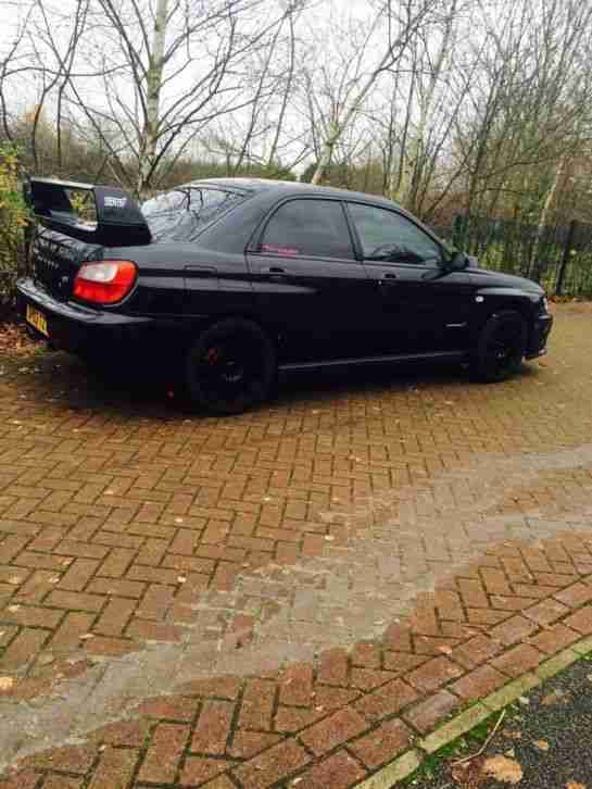 2003 SUBARU IMPREZA GX SPORT AWD BLACK-WRX STI REPLICA-NON TURBO-BLUEY/PURPLE