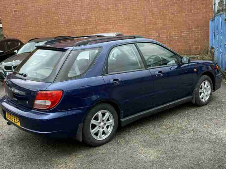 2003 Subaru Impreza 2.0 GX Automatic AWD 5dr Blue