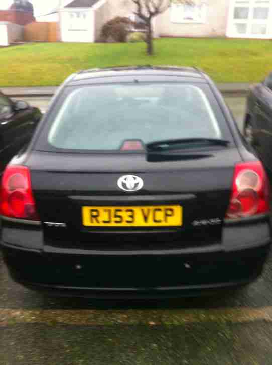 2003 TOYOTA AVENSIS T4 D-4D BLACK Spares or Repairs