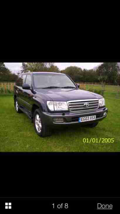 2003 TOYOTA LANDCRUISER AMAZON TD A BLUE