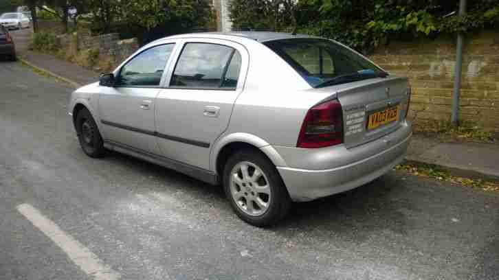 2003 VAUXHALL ASTRA ACTIVE SILVER