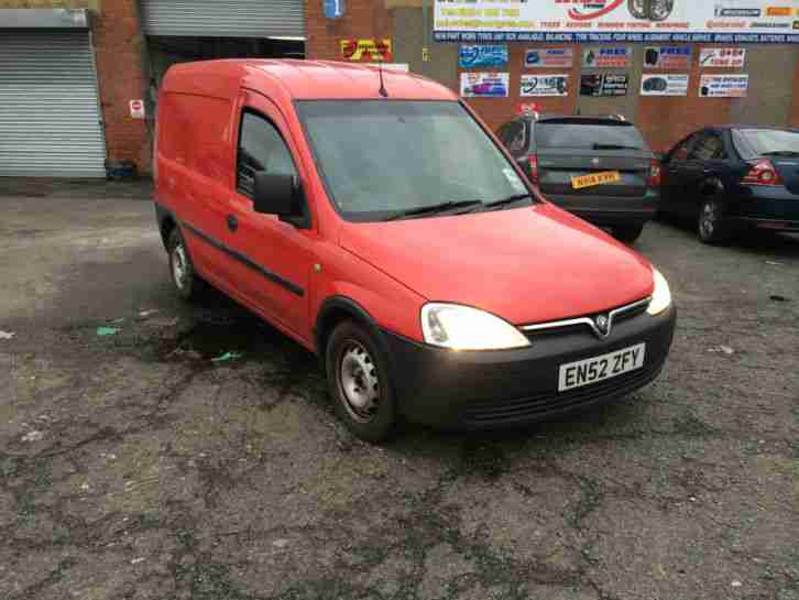 2003 VAUXHALL COMBO 1700 DI RED