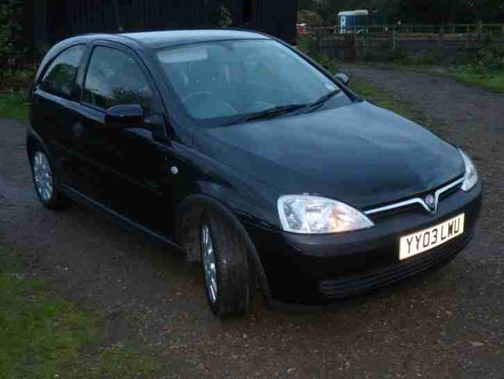 2003 VAUXHALL CORSA ACTIVE 12V, 79k miles, Long MOT, EXCELLENT CONDITION