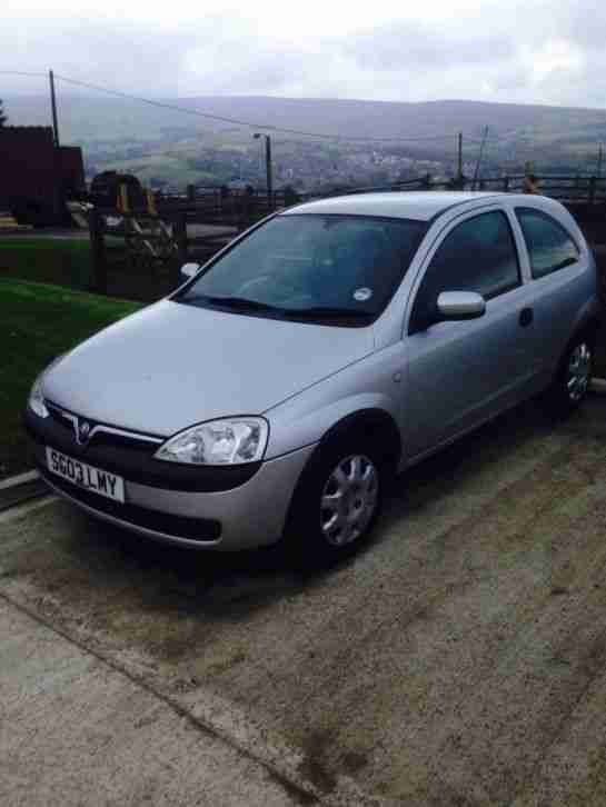 2003 VAUXHALL CORSA CLUB 12V SILVER