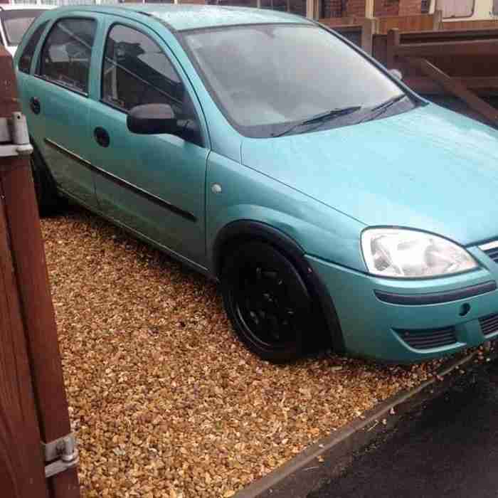 2003 VAUXHALL CORSA LIFE 16V GREEN