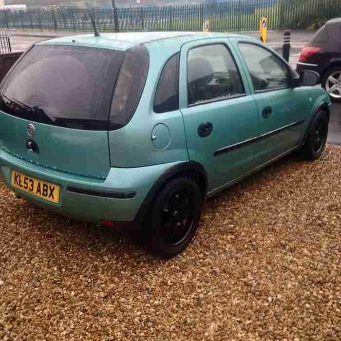 2003 VAUXHALL CORSA LIFE 16V GREEN