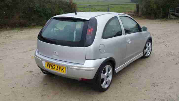 2003 VAUXHALL CORSA SRI 16V SILVER