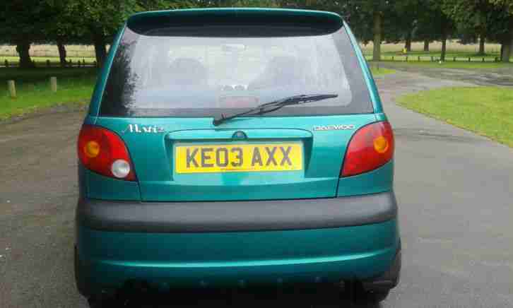 2003 VERY LOW MILEAGE 39k DAEWOO MATIZ SE+ 12 MONTHS MOT
