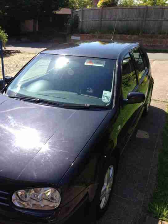 2003 VOLKSWAGEN GOLF 1.6 MATCH BLACK, 91k, FSH