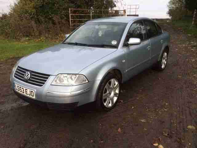 2003 VOLKSWAGEN PASSAT V5 TIPTRONIC BLUE, LOW MILES, LONG MOT, ALL EXTRAS, MINT!