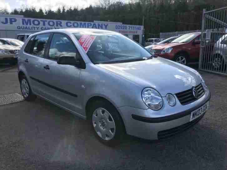 2003 VOLKSWAGEN POLO E SILVER LOW MILEAGE FULL SERVICE HISTORY 5 DOOR