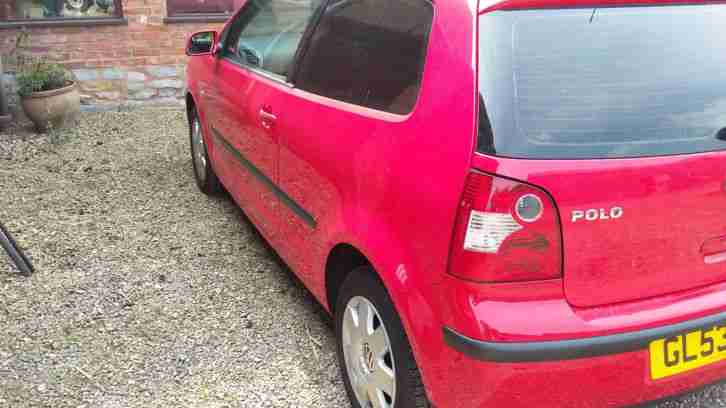 2003 VOLKSWAGEN POLO SE TDI RED