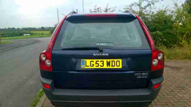 2003 VOLVO XC 90 D5 SE AWD SEMI-AUTO BLUE 7 SEATER SPARES OR REPAIR