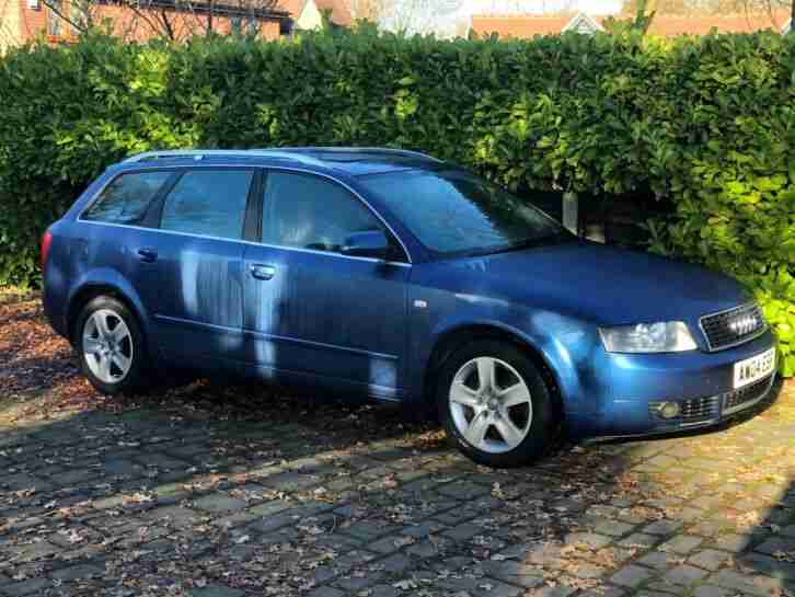 2004 04 AUDI A4 AVANT 2.5TDI SE AUTO, V6 DIESEL, RELIABLE, SUNROOF, LEATHER