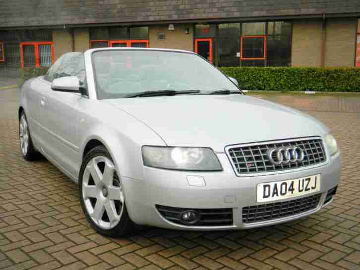 2004 04 Audi S4 Cabriolet 4.2 Quattro 2dr WITH FULL SERVICE HISTORY