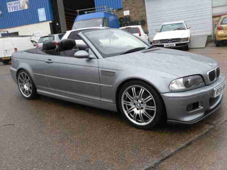 2004 04 BMW M3 3.2 M3 CONVERTIBLE 6 SPEED SAT NAV FINANCE AVAILABLE