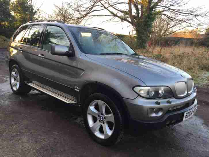 2004 04 BMW X5 SPORT D AUTO GREY SPARES OR REPAIRS EXCELLENT CONDITION