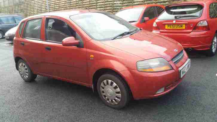 2004 04 DAEWOO KALOS 1.2 SE 5 DOOR.GREAT COLOUR.FULLMOT.NICE SPEC.ANY PX WELCOME