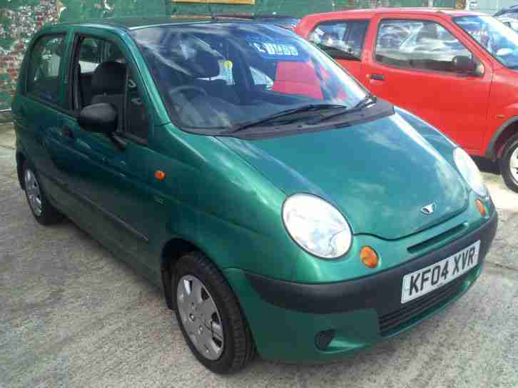 2004 04 Daewoo Matiz 1.0 SE 5 Door. 5 Seats. Met. Green. MOT 07/2015.