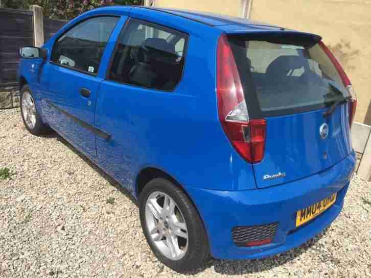 2004 04 FIAT PUNTO 1,2 ACTIVE SPORT 8V BLUE 12 MONTHS MOT 63,000 MILES FROM NEW