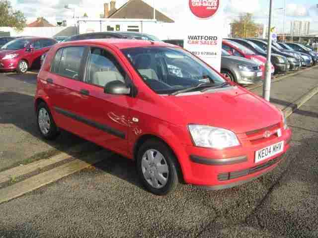 2004 04 HYUNDAI GETZ 1.3 GSI 5D 81 BHP