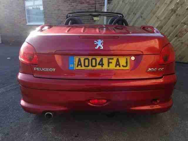2004 04 PEUGEOT 206 1.6 ALLURE S COUPE CABRIOLET 2D 108 BHP